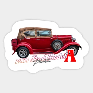 1931 Ford Model A Phaeton Sticker